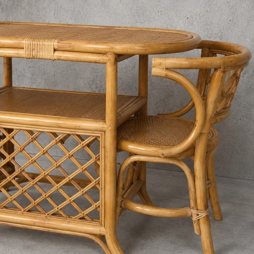 Mid century bambus rattan - mid, &